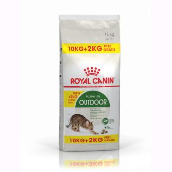 12kg Royal Canin Feline Outdoor 30 száraz macskatáp 10+2kg ingyen kép