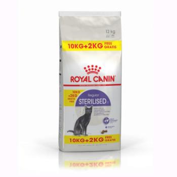 12kg Royal Canin Feline Sterilised 37 száraz macskatáp 10+2kg ingyen kép