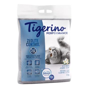 12kg Tigerino Performance Zeolite Control macskaalom - Ambi-pur jázminvirág kép