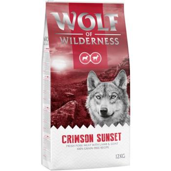 12kg Wolf of Wilderness "Crimson Sunset" bárány & kecske - gabonamentes száraz kutyatáp kép