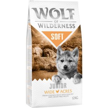 12kg Wolf of Wilderness Junior "Soft - Wide Acres" - csirke száraz kutyatáp kép