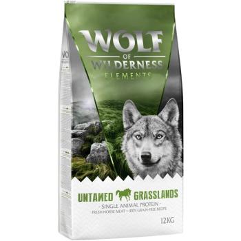 12kg Wolf of Wilderness Sensitiv "Untamed Grasslands" ló - gabonamentes száraz kutyatáp kép