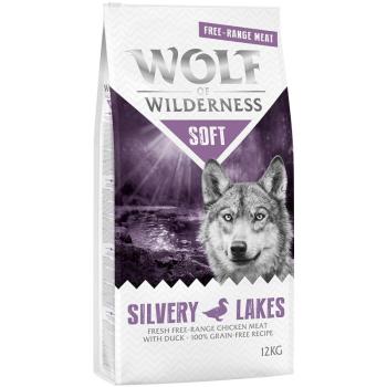 12kg Wolf of Wilderness "Soft - Silvery Lakes" -  szabad tartású csirke & kacsa száraz kutyatáp kép