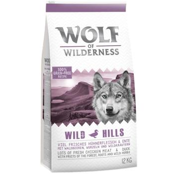 12kg Wolf of Wilderness 'Wild Hills'kutyatáp - Kacsa kép