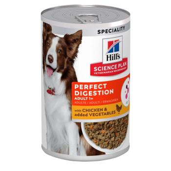 12x 363g Hill's Science Plan Adult Perfect Digestion mit Huhn Hundefutter nass kép