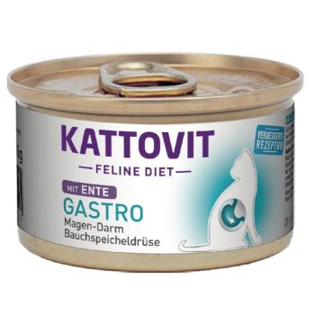 12x 85g Kattovit Gastro Kacsa nedves macskatáp kép