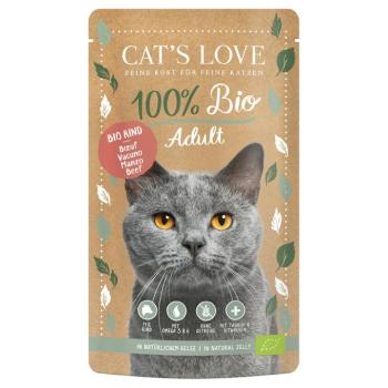 12x100g Cat's Love Bio Marha nedves macskatáp kép