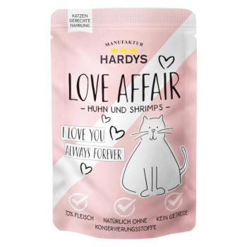 12x100g Hardys LOVE AFFAIR Csirke & garnélarák nedves macskatáp kép