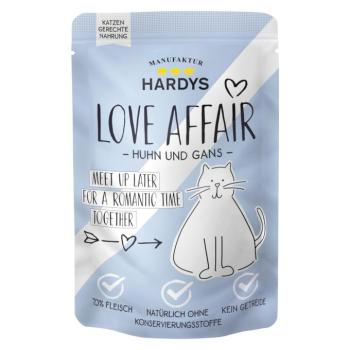 12x100g Hardys LOVE AFFAIR Csirke & liba nedves macskatáp kép