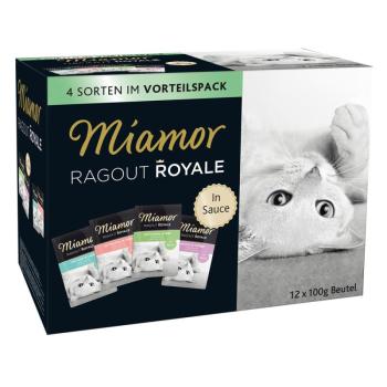 12x100g Miamor Ragout Royale nedves macskatáp 4 szószos változat vegyesen kép