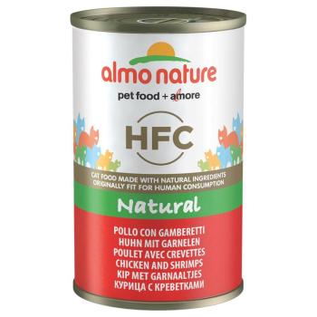 12x140g Almo Nature HFC Csirke & garnéla nedves macskatáp kép