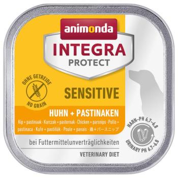 12x150g animonda Integra Protect Sensitive csirke & pasztinák nedves kutyatáp kép