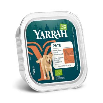 12x150g Yarrah Bio Paté Bio csirke & bio kacsa & bio tengeri alga nedves kutyatáp kép
