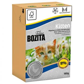 12x190g Bozita Feline Kitten Tetra Recart  nedves macskatáp kép