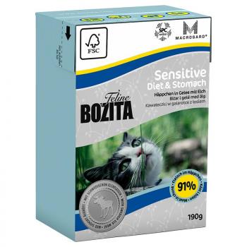 12x190g Bozita Feline Tetra Recart Sensitive Diet & Stomach nedves macskatáp kép