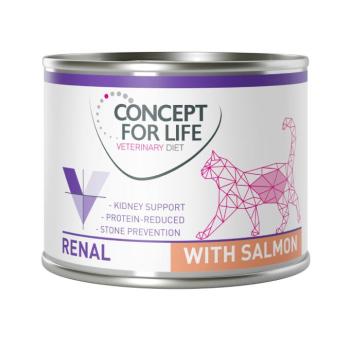 12x200 g Concept for Life Veterinary Diet Renal lazac nedves macskatáp kép