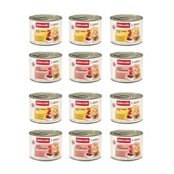 12x200g animonda Carny Senior nedves macskatáp vegyesen kép