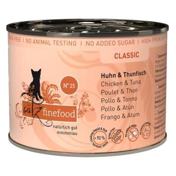 12x200g catz finefood konzerv nedves macskatáp-Csirke & tonhal kép