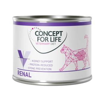 12x200g Concept for Life Veterinary Diet Renal csirke nedves gyógytáp macsáknak kép