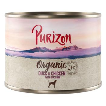 12x200g Purizon Organic Kacsa, csirke & cukkini nedves kutyatáp kép