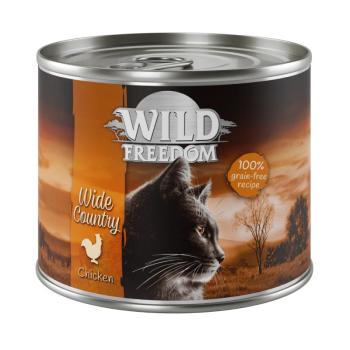 12x200g Wild Freedom Adult nedves macskatáp-csirke pur kép