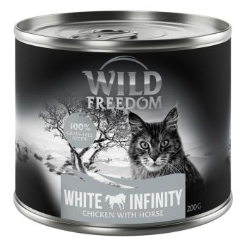 12x200g Wild Freedom Adult nedves macskatáp- White Infinity - csirke & ló kép
