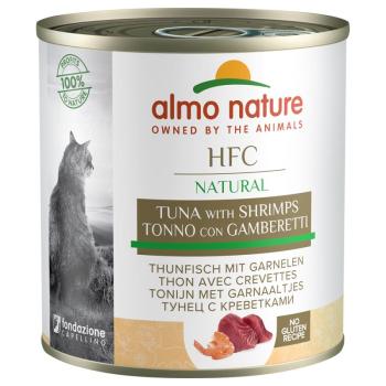 12x280g Almo Nature HFC -Tonhal & garnélanedves macskatáp kép