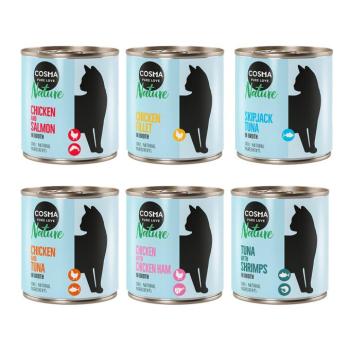 12x280g Cosma Nature nedves macskatáp mix 1 (6 változattal) kép