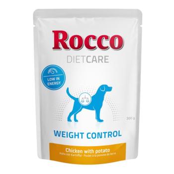 12x300g Rocco Diet Care Weight Control csirke & burgonya tasakos nedves kutyatáp kép
