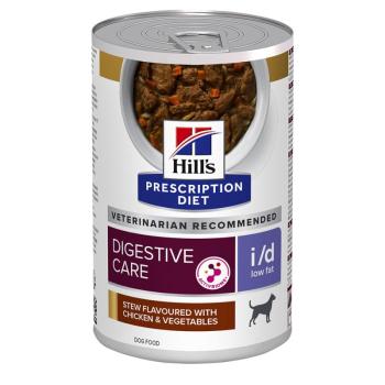 12x354g Hill's Prescription Diet i/d Low Fat Digestive Care Ragu csirke nedves kutyatáp kép