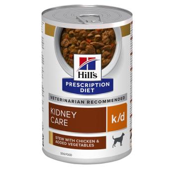 12x354g Hill's Prescription Diet k/d Kidney Care Ragu csirke nedves kutyatáp kép