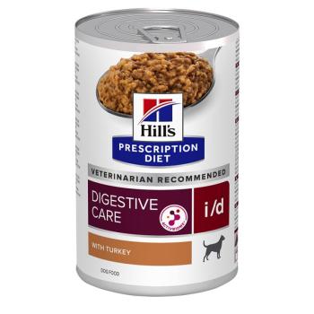 12x360g Hill's Prescription Diet i/d Digestive Care pulyka nedves kutyatáp kép