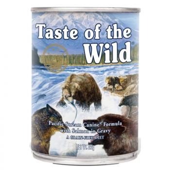 12x390 g Taste of the Wild Pacific Stream Canine kutyatáp kép