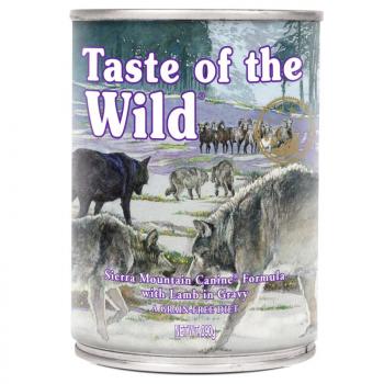 12x390 g Taste of the Wild Sierra Mountain Canine nedves kutyatáp kép