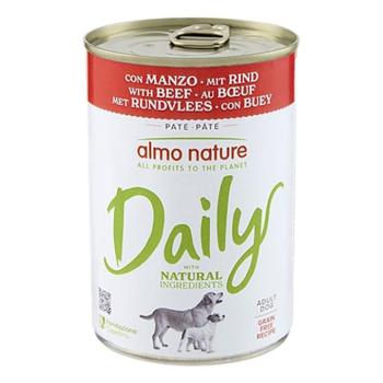 12x400g Almo Nature Daily marha nedves kutyatáp kép
