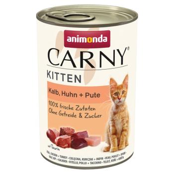 12x400g Animonda Carny Kitten nedves macskatáp- Marha, borjú & csirke kép