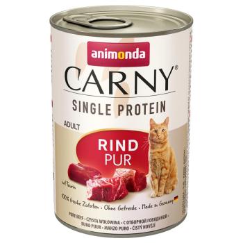 12x400g Animonda Carny Single Protein Adult nedves macskatáp- Marha pur kép