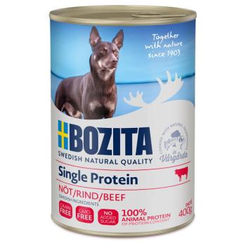 12x400g Bozita Single Protein Paté marha nedves kutyatáp kép