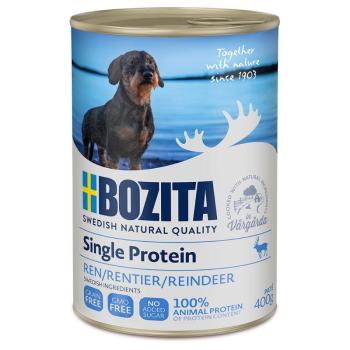 12x400g Bozita Single Protein Paté rénszarvas nedves kutyatáp kép