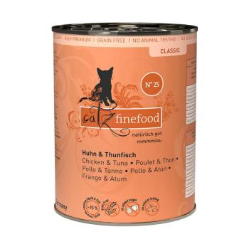 12x400g catz finefood konzerv nedves macskatáp-Csirke & tonhal kép