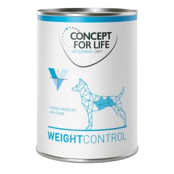 12x400g Concept for Life Veterinary Diet Weight Control nedves kutyatáp kép