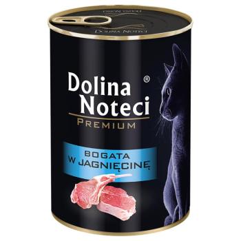 12x400g Dolina Noteci Premium nedves macskatáp - Bárányban gazdag kép