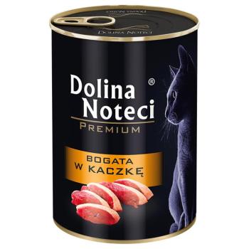 12x400g Dolina Noteci Premium nedves macskatáp - Kacsában gazdag kép