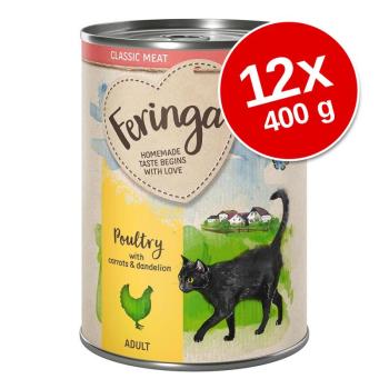 12x400g Feringa Classic Meat őszi menü marha, pulyka & tök nedves macskatáp kép