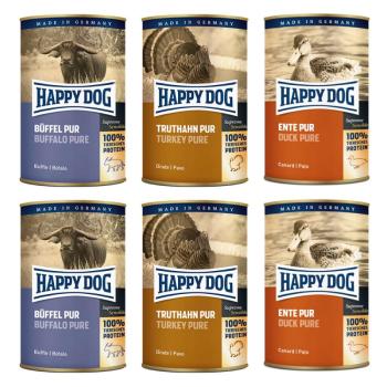 12x400g Happy Dog Sensible Pure Mix (3 változattal) nedves kutyatáp kép