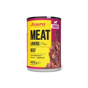 12x400g Josera Meat Lovers Junior Menü Marhanedves kutyatáp kép