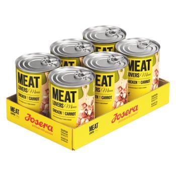 12x400g Josera Meatlovers Menü Csirke & sárgarépa nedves kutyatáp kép