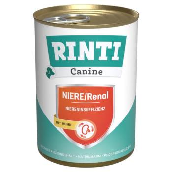 12x400g  RINTI Canine Niere/Renal csirke nedves kutyatáp kép