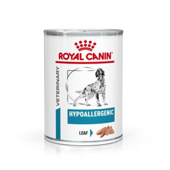 12x400g Royal Canin Veterinary Hypoallergenic Loaf nedves kutyatáp kép