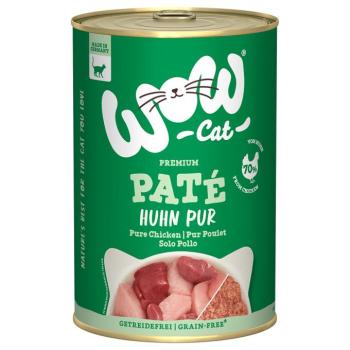 12x400g WOW Cat Adult csirke pur nedves macskaeledel kép